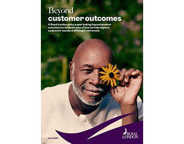 Cover of Beyond- Customer Outcomes policy paper