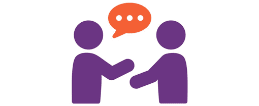 Generic people talking