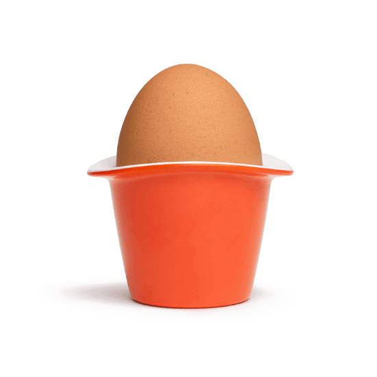 Egg in Orange cup