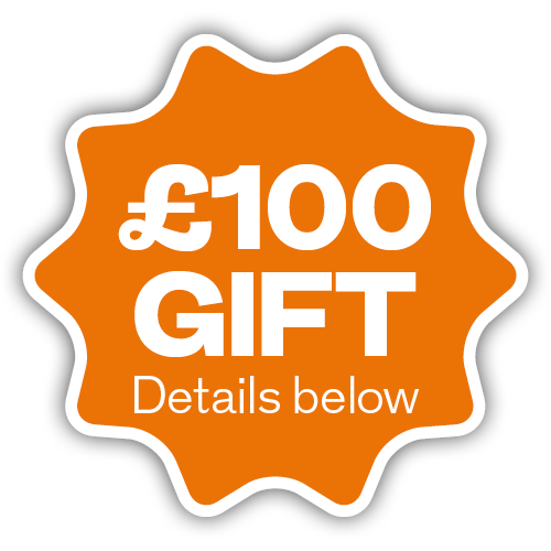 £100 orange star